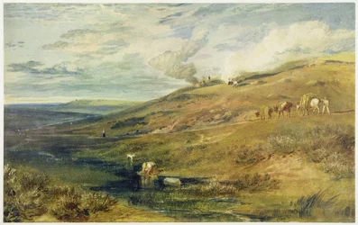 Dartmoor: Tamar- ja Torridgejokien lähde, n. 1813